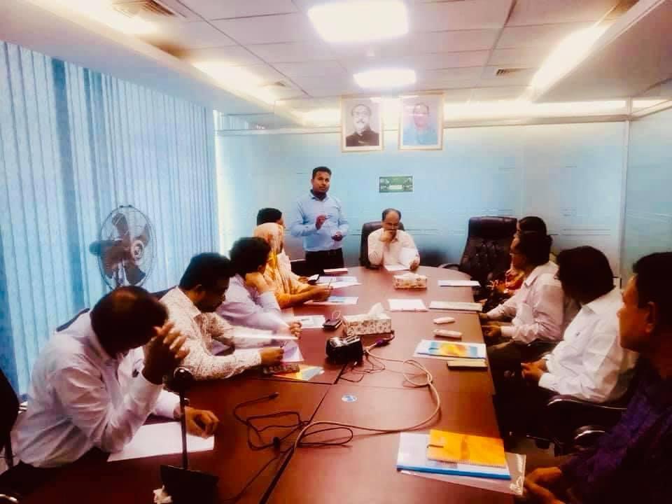 Pre-program coordination meeting with ministry officials