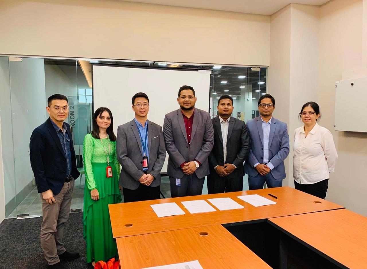 MoU signing with University of Cyberjaya, Malaysia (2019)
