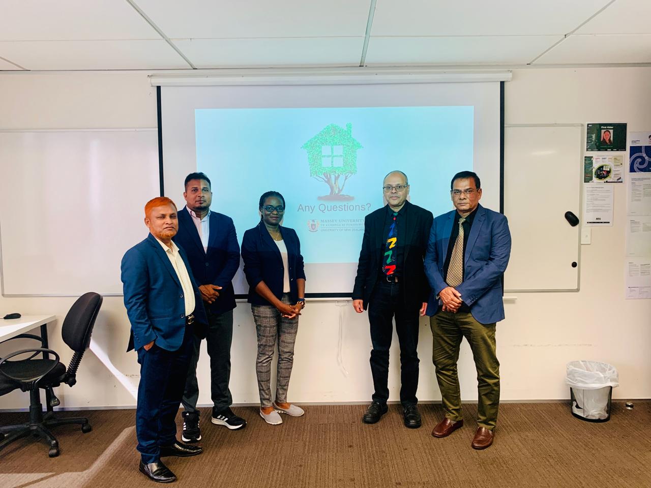 Bangladesh delegation group at Massey University