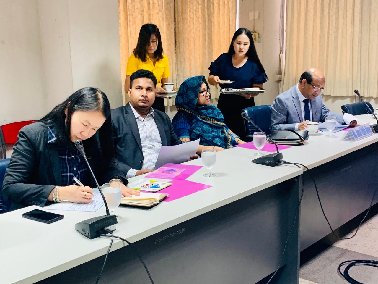 Panel session during Thailand training program